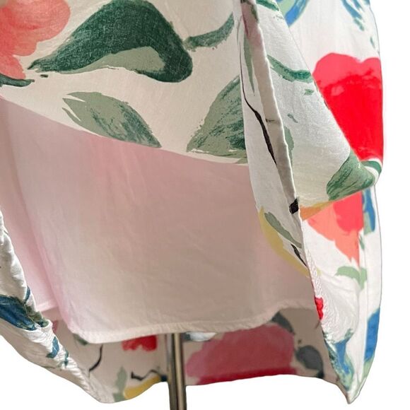 Princess Polly Elaine Floral Tie Halter Top Ruched Smocked Waist Mini Dress - Picture 13 of 16